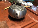 益舍堂純錫制手工茶葉罐 大號金屬密封家用罐 免費刻字定制企業(yè)LOGO 靜悟中號（約2-3兩） 曬單實(shí)拍圖