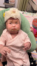 壹號鳳寶寶帽子春夏款蕾絲印度帽新生兒胎帽韓版公主帽薄款嬰幼兒囟門帽 蝴蝶結(jié)蕾絲公主帽-黃色 0-10個月帽圍33-40cm 曬單實(shí)拍圖