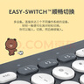 羅技（Logitech）時尚系列K380藍牙鍵盤 筆記本電腦手機iPad平板MAC薄膜鍵盤 超薄便攜辦公鍵盤 K380line可妮兔 曬單實拍圖