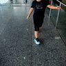 安德瑪（Under Armour）童裝寬松男童T恤兒童字母印花圓領(lǐng)短袖速干大童上衣243120154 黑色 140 曬單實(shí)拍圖