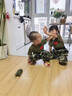 G.DUCKKIDS男女童迷彩套裝夏裝兒童迷彩服中大童休閑裝學生夏令營軍訓服班服 軍綠色長褲套裝 110 尺碼4~5歲【100-110cm】 曬單實拍圖