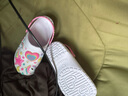 Skechers斯凱奇商場同款女童休閑一腳蹬洞洞鞋夏季新款閃燈涼拖鞋308406L 白色/多彩色/WMLT 30 曬單實拍圖