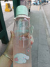 杯具熊夏季聯(lián)名運動塑料杯直飲水杯大容量男女學生戶外便攜杯子帶提繩 運動塑料水壺-甜度大耳狗730ml 曬單實拍圖