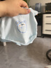MINI TUTUYA嬰兒帽子春夏薄款0-3-6個(gè)月新生兒純棉防風(fēng)胎帽嬰幼兒護(hù)囟門帽子 呱呱蛙-水天蘭【單層】 M碼：帽圍36-45cm，建議3-10月 曬單實(shí)拍圖