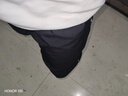 回力褲子男夏季透氣網(wǎng)眼休閑褲男潮流彎刀褲闊腿褲寬松直筒褲黑色3XL 曬單實拍圖