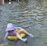 kocotreekk樹兒童防曬帽防紫外線真原紗遮陽夏季男女童太陽帽透氣大帽檐 曬單實拍圖