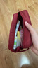無印良品（MUJI）錦綸筆袋/附提手/附透明隔層 文具盒鉛筆盒大容量紅色 19*８*８cm 曬單實拍圖