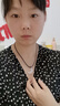 九條新中式項(xiàng)鏈月亮小眾可愛(ài)閨蜜鎖骨鏈高級(jí)感情侶禮物配飾女禮物 M113月牙項(xiàng)鏈 曬單實(shí)拍圖