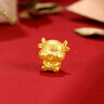 周六福3D硬金黃金轉運珠女生肖牛 生日禮物定價(jià)AD166116 約1.09g  曬單實(shí)拍圖