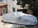 京致享車衣全車罩防曬防雨防塵罩防風遮陽布擋雨布加厚防雪霜套專車定制 適用于比亞迪元plus專用車衣全車罩 銀色加棉加厚牛津布汽車衣罩外套 曬單實拍圖