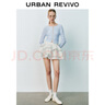 UR2025春季新款女裝芭蕾風(fēng)蛋糕裙寬松高腰半裙UYU550021 本白 (偏短) L 曬單實(shí)拍圖