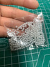 初享（CHUXIANG） 高亮abs仿珍珠盒裝散珠diy手工制作飾品耳環(huán)材料包發(fā)飾配件串珠子 無孔米白3mm 50個 曬單實拍圖