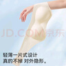 貓人（MiiOW）文胸女士無(wú)肩帶軟支撐內(nèi)衣隱形無(wú)痕防滑抹胸透氣薄款夏季涼感抹胸 曬單實(shí)拍圖