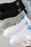 銳步（Reebok）襪子夏運(yùn)動(dòng)中短筒襪男女中大童襪青少年薄透氣吸汗防臭棉襪親子襪 曬單實(shí)拍圖