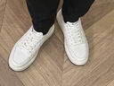 雅格獅丹（Aquascutum）男鞋2025夏季新款男士休閑板鞋真皮小白鞋透氣增高鞋 白色 38 -適合運(yùn)動(dòng)鞋39碼 曬單實(shí)拍圖