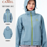 駱駝（CAMEL）戶外沖鋒衣三防女裝短款外套寬松透氣防風防水休閑外套  R077 M 曬單實拍圖