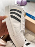 adidas SUPERSTAR復(fù)古低幫貝殼頭運(yùn)動(dòng)板鞋男女阿迪達(dá)斯官方三葉草 白/一號(hào)黑 36.5 曬單實(shí)拍圖