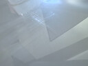 他家【老爸抽檢】3FTPU透明桌布防水防油防燙餐桌墊茶幾桌面保護墊 3FTPU全透明斜邊2.0mm 90*160cm 曬單實(shí)拍圖
