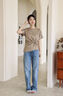 Calvin KleinJeans【復(fù)刻90系列】25春夏女士ck淺色復(fù)古直筒牛仔褲47B908G W99-牛仔淺藍(lán) 27 曬單實拍圖