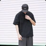 GXG男裝 戶外工裝polo男半拉鏈翻領(lǐng)短袖上衣  夏 黑色 190/XXXL 曬單實(shí)拍圖