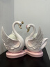 十號公館百年好合天鵝擺件送新人婚房臥室臺燈長(cháng)明燈裝飾品結婚新婚禮物 天鵝擺件一對 曬單實(shí)拍圖