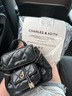 CHARLES&KEITH菱格大容量柔軟多用背包雙肩包七夕禮物CK2-60151400 曬單實(shí)拍圖