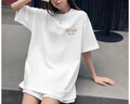 真維斯（JEANSWEST）真維斯米色夏季休閑純棉短袖T恤女2025新款設(shè)計感寬松半袖上衣服 曬單實拍圖