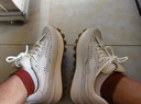 莎萊茜（SALAXI）2025秋冬新款歐洲站潮牌情侶男鞋阿甘鞋運動(dòng)鞋厚底增高女士老爹鞋 白色 40 男款 曬單實(shí)拍圖