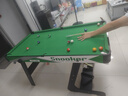 大雄（DAXIONG）兒童木制黑8桌球臺 小型美式英式臺球桌 兒童桌球玩具可折疊 超加大號綠色折疊款1.4m 曬單實拍圖
