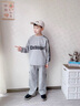 G.DUCKKIDS男童秋裝套裝2025新款中大兒童春秋款衛(wèi)衣運(yùn)動(dòng)服男孩加絨套裝潮 灰色 160 cm 曬單實(shí)拍圖
