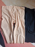 蝶安芬（Deanfun）五分打底褲女內穿防磨腿冰絲防走光安全褲無(wú)痕大碼外穿中褲夏薄款 膚色+黑色 XL 適合110-130斤 曬單實(shí)拍圖