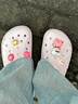 卡駱馳crocs七夕禮物洞洞鞋貝雅男鞋女鞋輕便耐磨一腳蹬拖鞋休閑鞋|10126 裸粉-6PI 36 /37(220mm) 曬單實(shí)拍圖