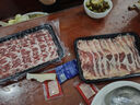 潮味碼頭鮮切牛肉潮汕火鍋6葷1素3調(diào)料凈重1675g共17件吊龍雪花匙仁肥胼 曬單實(shí)拍圖