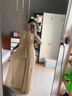 凱安尼（KAIANNI）仙海邊度假連衣裙露背長裙氛圍拍照女神穿搭仙氣套裝裙 豆沙綠 L 曬單實(shí)拍圖