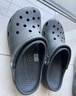 crocs卡駱馳檀健次同款洞洞鞋男沙灘鞋|10001 骨白色-2Y2 37/38(230mm) 曬單實(shí)拍圖
