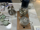 茶皇子（CHAHUANGZI）全自動上水電茶爐玻璃電熱燒水壺噴淋式煮茶器茶臺嵌入式2025新款電熱水壺泡茶專用燒水煮茶一體機(jī) 1L 香檳金 37×23cm 曬單實(shí)拍圖