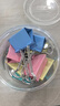 京東京造 1#彩色長(zhǎng)尾夾燕尾夾50mm（12只）票夾鳳尾夾蝴蝶夾票據(jù)夾金屬票據(jù)文件夾 曬單實(shí)拍圖
