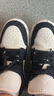Jordan女子休閑鞋喬丹AJ1 JORDAN 1運(yùn)動鞋 DC0774-003黑粉37.5 曬單實(shí)拍圖