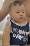 溫蔓爾寶寶衣服6-12個(gè)月夏季分體衣兒童背心套裝2024男童夏季潮流薄款寶 青色 藏 90 曬單實(shí)拍圖