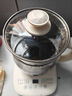九陽(yáng)（Joyoung）0膠水養(yǎng)生壺 1.5L煮茶器 玻璃花茶壺 316不銹鋼燒水壺電熱水壺 WY301 曬單實(shí)拍圖