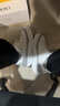 LOXKI（洛克斯基）Alpha小圓鞋Lite板鞋子男潮流百搭休閑鞋 明星同款 酷灰白 43 曬單實(shí)拍圖