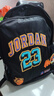 Jordan耐克AJ喬丹23號(hào)美式學(xué)生雙肩包 大容量多袋 戶外通勤   黑色 曬單實(shí)拍圖