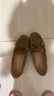 天美意樂(lè )福鞋女鞋子商場(chǎng)同款英倫休閑復古風(fēng)女單鞋新款CRY04AA5 啡色 36 曬單實(shí)拍圖