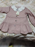 戴維貝拉（DAVE＆BELLA）兒童風(fēng)衣春裝新款洋氣女童長(cháng)袖上衣小童外套女寶寶衣服童裝 灰粉色【現貨】 120 cm（建議身高110-120cm） 曬單實(shí)拍圖