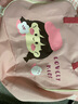 EACHY幼兒園被子收納袋帆布棉被被褥收納袋兒童手提包 蜜桃小丸子 M: 52x41x24【秋季幼兒園床品】 曬單實(shí)拍圖