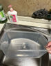 妙潔一次性飯盒 方形帶蓋800ml*50只 食品級野餐打包湯碗筷可微波加熱 曬單實(shí)拍圖