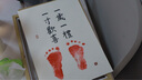 宮薰周歲生日布置裝飾場景滿月百天紀(jì)念手足印相框嬰兒腳印紀(jì)念禮物 曬單實(shí)拍圖