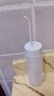 松下（Panasonic）沖牙器洗牙器水牙線(xiàn)伸縮小圓管潔牙器牙齒沖洗器生日七夕情人節(jié)禮物送男女友小巧便攜出游DJ33白 曬單實(shí)拍圖