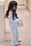 可英 GOWINBABY女童運(yùn)動(dòng)套裝2025春秋兒童運(yùn)動(dòng)服藍(lán)色女孩時(shí)髦甜美春裝衣服蕾絲 藍(lán)色 130 cm 曬單實(shí)拍圖