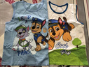 汪汪隊(duì)立大功（PAW PATROL）兒童背心男童A類卡通打底衫夏季透氣寶寶無袖T恤 PA1914P2 110 曬單實(shí)拍圖
